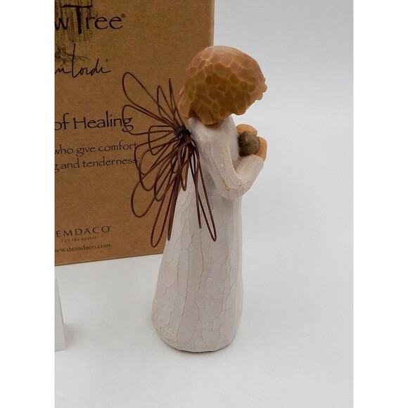 Willow Tree Angel Of Healing Nurturing Songbird Susan Lordi 1999 With Box - Picture 6 of 10